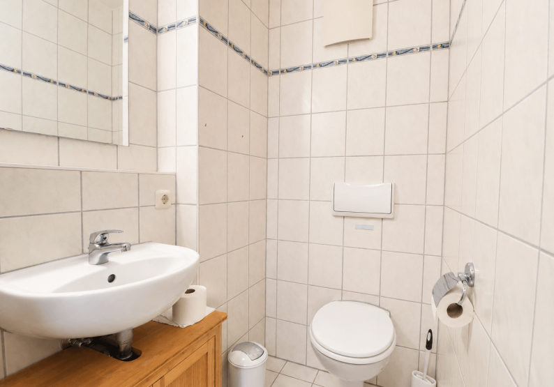 Gäste-WC KI-optimiert